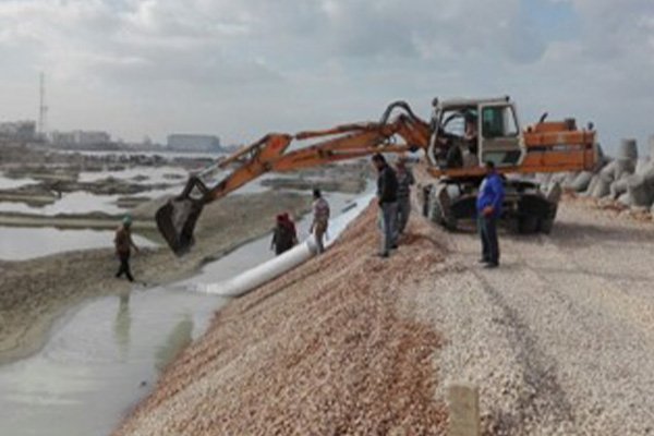 Breakwater of the new port in Alexandria with length of 5 km (15)