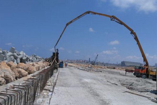 Breakwater of the new port in Alexandria with length of 5 km (18)