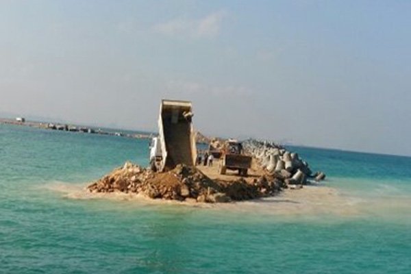 Breakwater of the new port in Alexandria with length of 5 km (3)