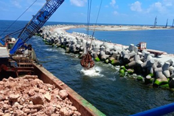 Breakwater of the new port in Alexandria with length of 5 km (8)